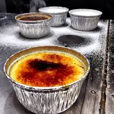 Creme brulee dessert food truck and catering